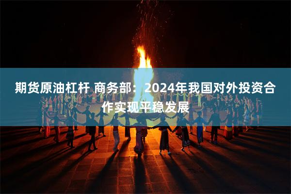 期货原油杠杆 商务部：2024年我国对外投资合作实现平稳发展