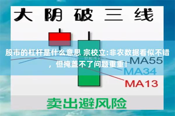 股市的杠杆是什么意思 宗校立:非农数据看似不错，但掩盖不了问题重重！